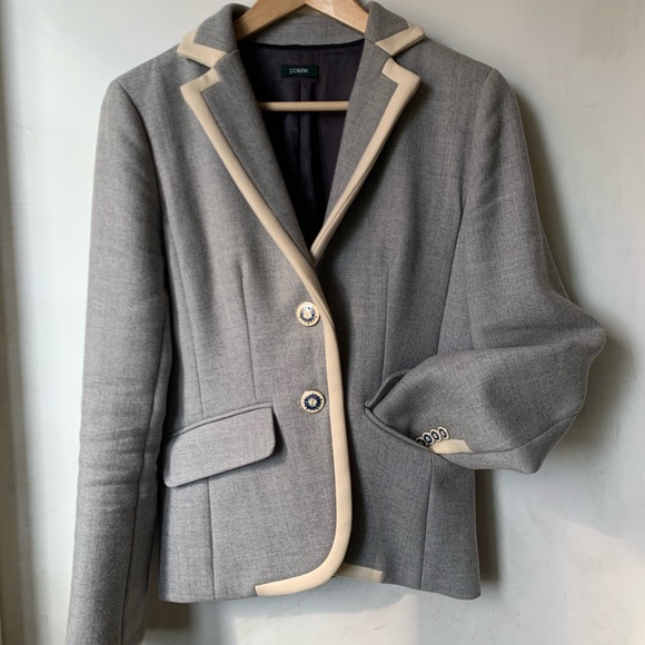 J. Crew Wool Blazer sz. 6 - Picture 2 of 4
